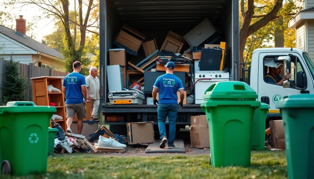 Efficient junk removal in Paramus with eco-friendly practices showcased.