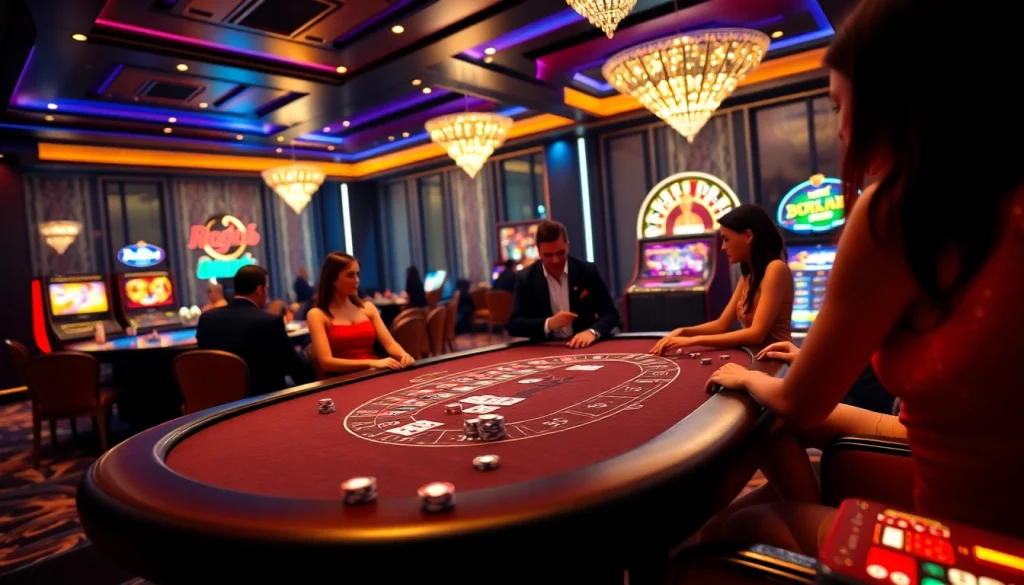 Engaging poker activity at Onicplay casino, showcasing excitement and professional gameplay.