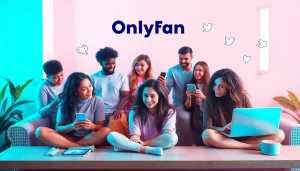 OnlyFans Nearby Creators showcased in a vibrant online community with diverse content creators interacting with fans.
