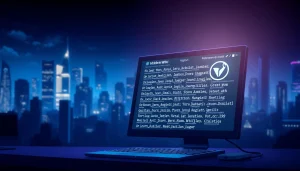 Explore the hidden wiki showcasing dark web links on a computer screen