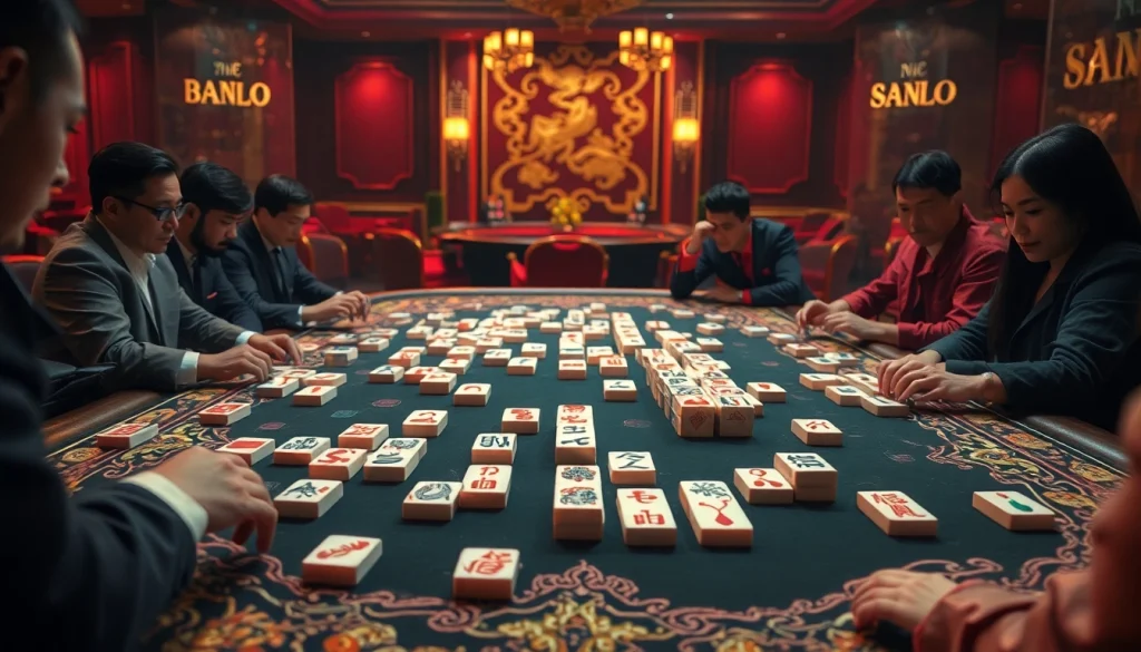 Rasakan keseruan Mahjong Ways 2 dengan pemain fokus dalam suasana casino mewah.