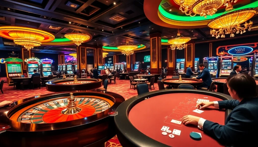 Experience the excitement of gaming at https://lc88.supply/ with vibrant casino tables and eager players in action.