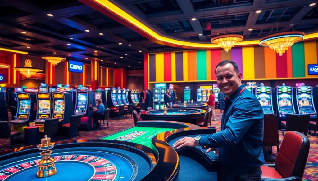 Pinco Casino resmi sayt-da canlı oyun mühitində heyecanlı oyunçular.