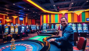 Pinco Casino resmi sayt-da canlı oyun mühitində heyecanlı oyunçular.