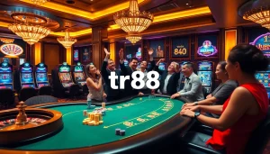 Experience high-stakes thrill at tr88 casino with vibrant poker and roulette action.