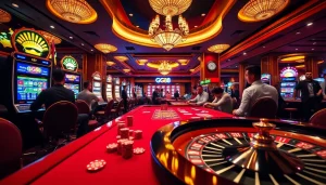 Experience the excitement of GG88 at a luxurious casino table with vibrant games and thrilling atmosphere.