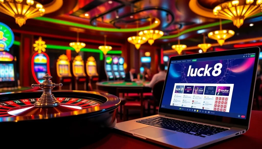 Experience the luxury of luck8 at an exciting casino with lively table games and vibrant slots.