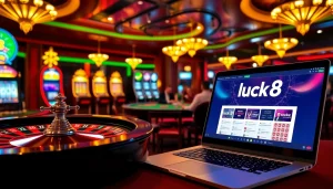 Experience the luxury of luck8 at an exciting casino with lively table games and vibrant slots.