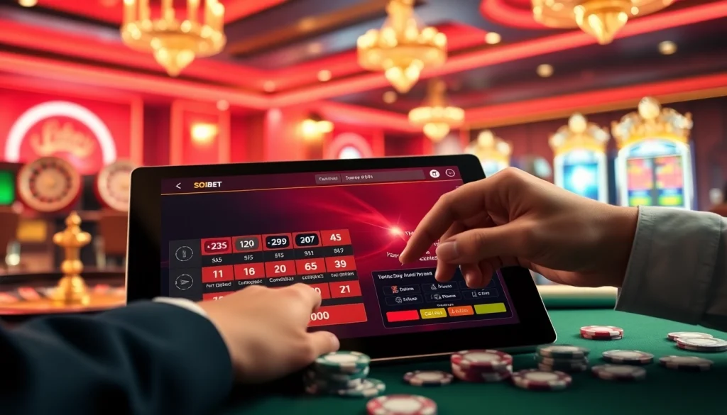 Experience thrilling gameplay at SOIBET with a vibrant casino interface and engaging betting action.