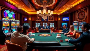 Experience the thrill of gambling at https://go99pa.com with vibrant casino tables and slot machines.