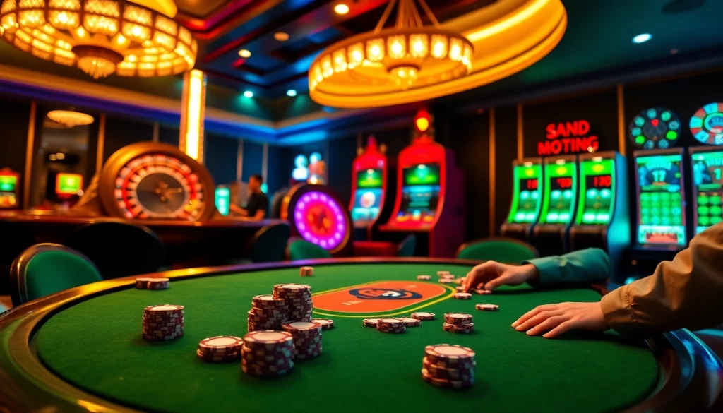 Trải nghiệm sự phấn khích khi chơi casino với các bàn poker và roulette theo chủ đề cg79.