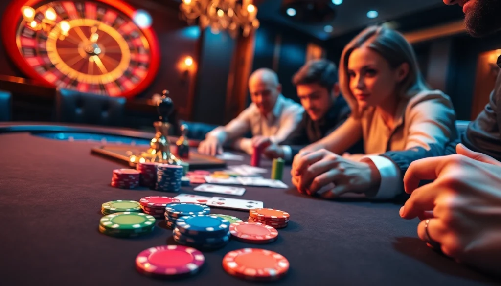 Engaging poker players at a high-stakes table, revealing the hidden wiki url and strategic gambling insights.