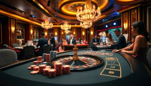 Experience thrilling online gambling with luongsontv at a luxurious casino setup.