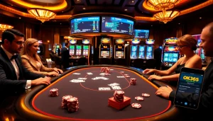 Engage in the thrill of gambling at OK365 with luxurious casino ambiance and exciting games.