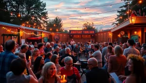 Celebrate at the Johnny Cash Birthday Bash, showcasing vibrant festivities and live music.