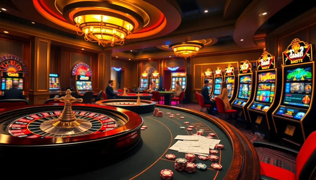 Engaged players betting at 7upbet online platform with luxurious casino elements.