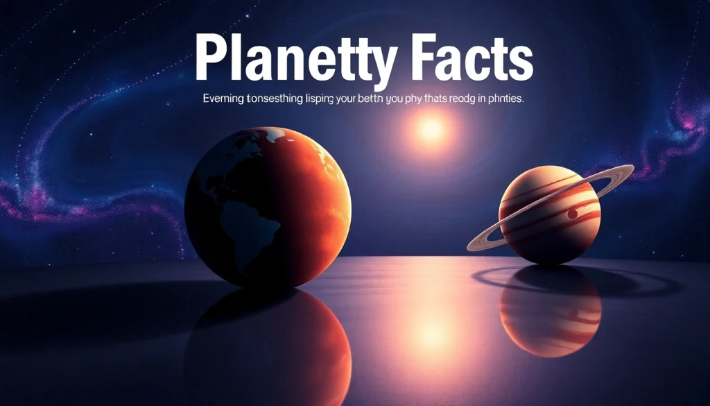 Discover intriguing planetary facts about our solar system's major planets in a vibrant infographic.