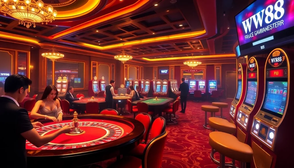 Experience thrilling gameplay at WW88 online casino with vibrant gaming visuals.