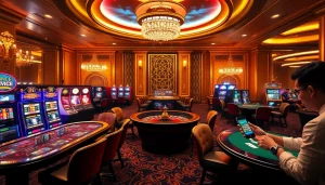Experience the thrill of luxury gambling with https://kjc.money/ as players engage at casino tables.