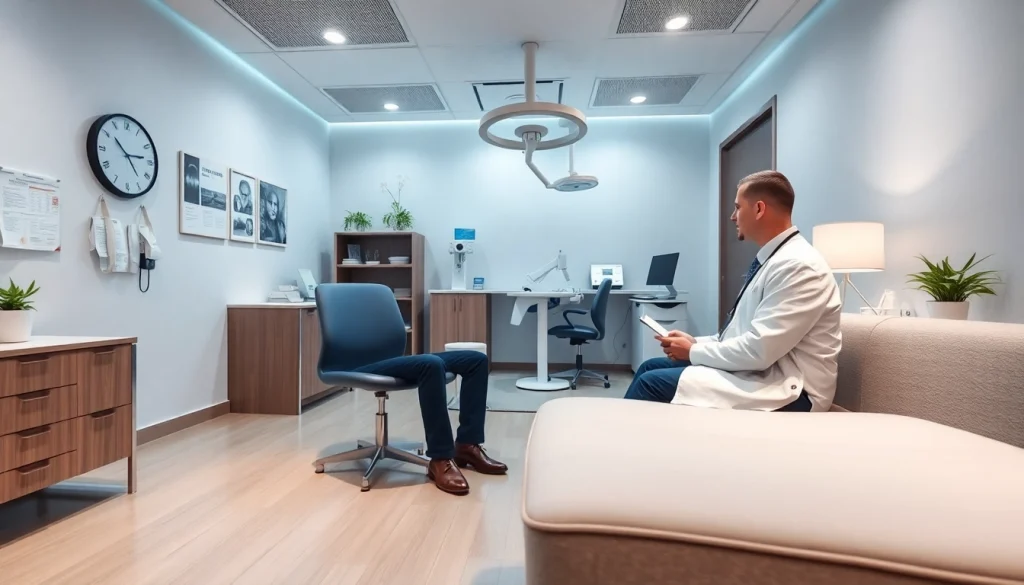 現代的な医療クリニックで専門的な相談環境を示す包茎手術のおすすめ