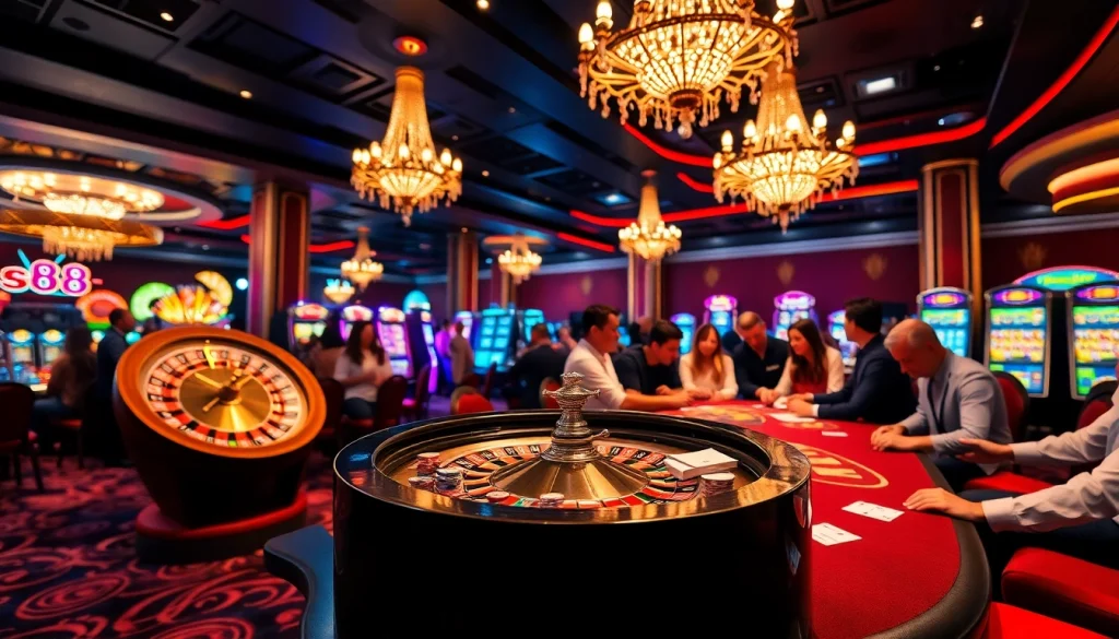 Experience the excitement of winning with s88 at a luxurious casino table.