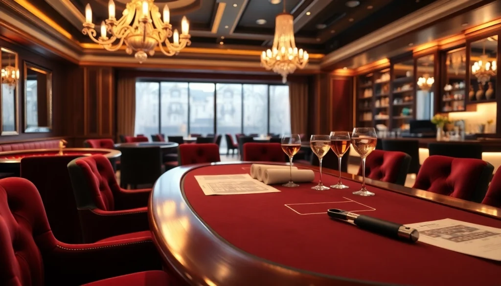 Exciting casino atmosphere showcasing house extension construction concepts in a poker setting.