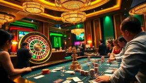 Engage in the excitement of pengeluaran china at a vibrant casino with roulette and poker.