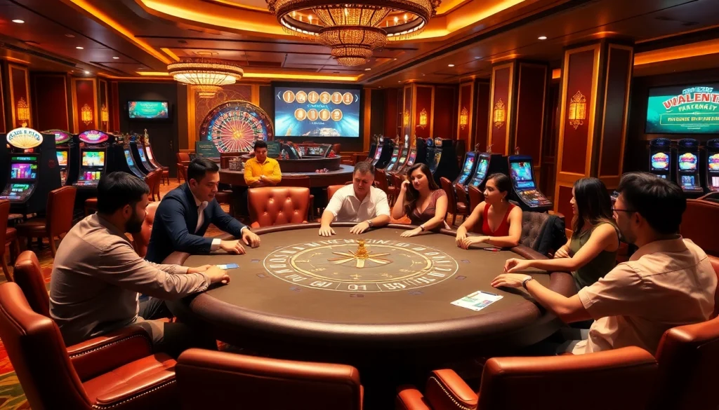 Experience the thrill of gambling at https://vaoluoitv.it.com while enjoying an upscale casino ambiance.