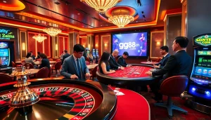 Experience thrilling games at gg88 com with competitive poker and vibrant casino tables.
