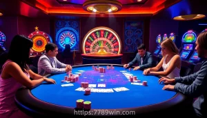 Experience intense poker action at https://789win.ru.com/ with vibrant chips and engaged players.