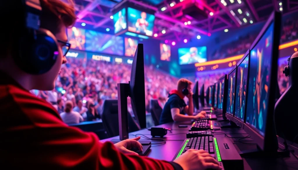 1win onlayn oyunlar təcrübəsini yaşayan gənc oyunçilərin maraqlı görüntüsü.