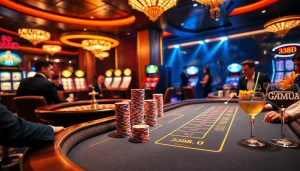 Win big at 33BD with thrilling poker and roulette experiences in a luxury casino setting.