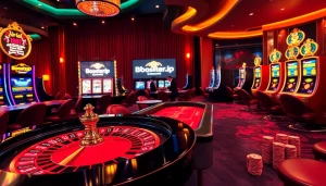 Engaging players at a luxurious casino table, featuring boosterjp elements and vibrant poker chips.