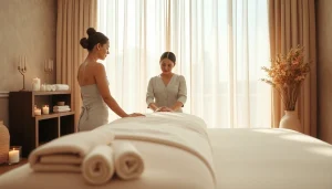 숙련된 치료사와 함께 평화로운 스파 환경에서 고급스러운 러시아출장마사지 경험하기.