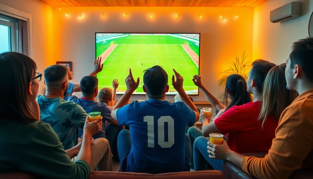 Socolive.com.co offers a vibrant community watching live football matches, showcasing passion and excitement for sports.