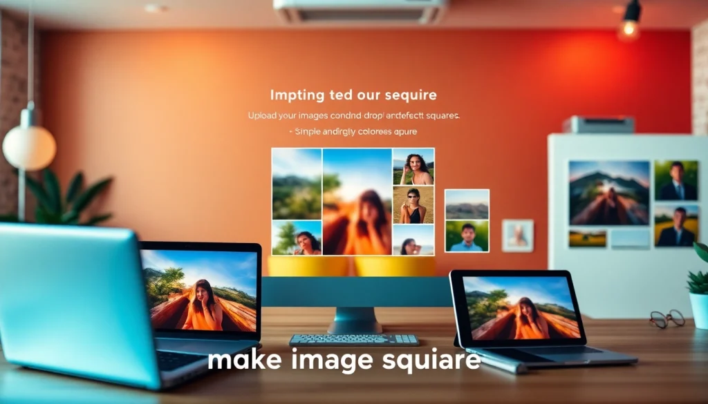 Make image square by transforming photos into perfect 1:1 aspect ratios with creative options.