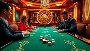 Exciting gambling scene at https://taixiumd5.fan/ showcasing players enjoying Tài Xỉu and casino excitement.