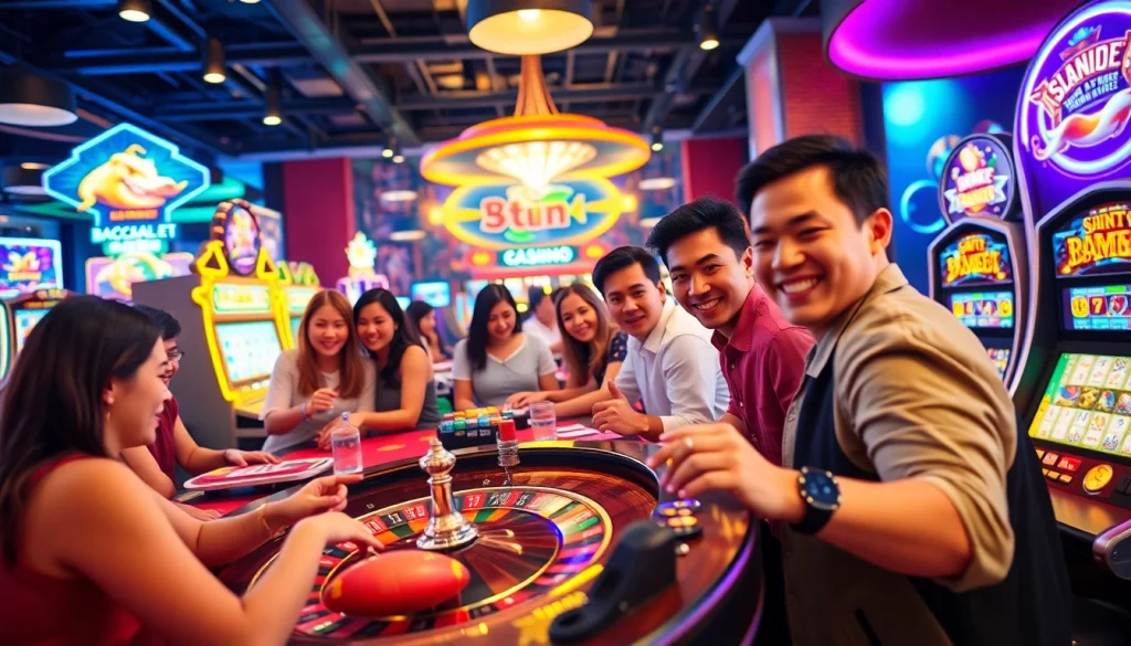 Exciting online casino experience at https://33win.global/ showcasing diverse games and joyful players.