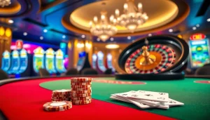 Experience the excitement of CM88 at a vibrant casino poker table.