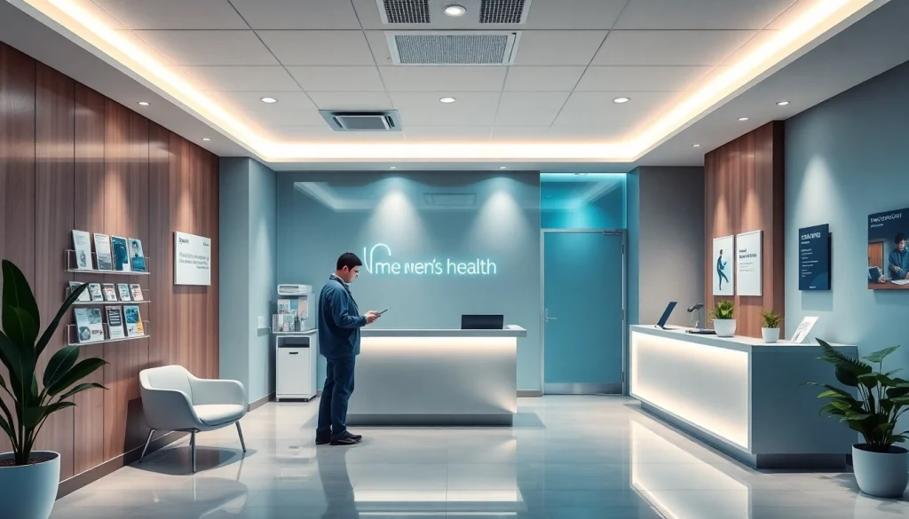 現代的な医療環境で、親しみやすいスタッフと落ち着いた色調に描かれたメンズライフクリニックの口コミ・評判。