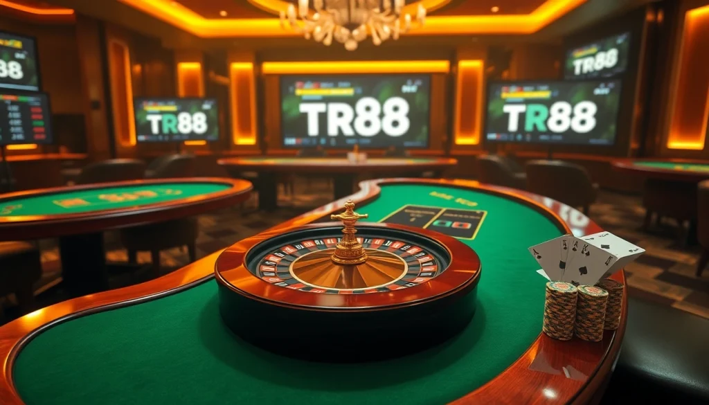 Experience thrilling online gambling at https://tr88.work/ with exciting casino games and vibrant poker tables.