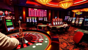 Experience the excitement of 98WIN casino with vibrant gaming tables and thrilling action.