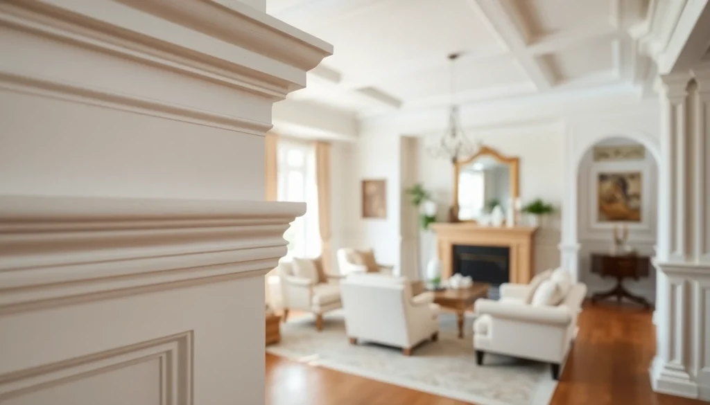 Enhance your trim work with detailed craftsmanship showcased in a beautifully designed room.