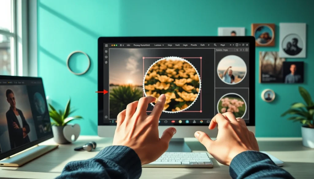 Effortlessly create circle images using our online crop tool for stunning visuals.