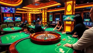 Engaging players at BL555 Casino with vibrant tables and thrilling gaming atmosphere.