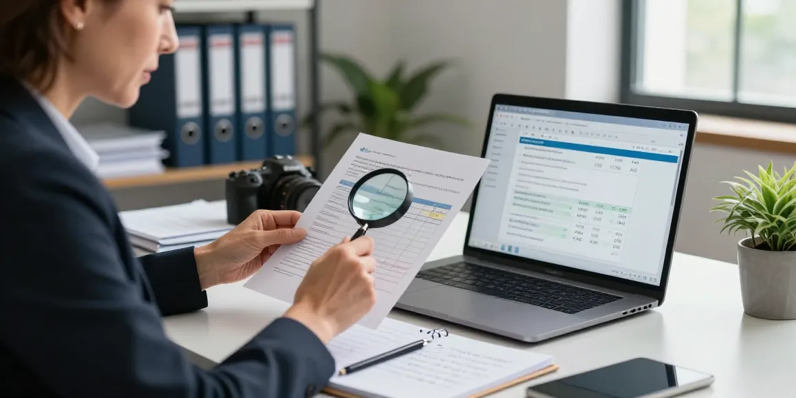 Analyze processes to detect fake invoices in a modern finance office.