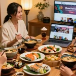 Discover cultural delights at https://hanadultalk.com with friends sharing Asian cuisine, blending flavors and experiences.