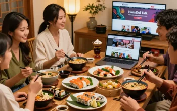Discover cultural delights at https://hanadultalk.com with friends sharing Asian cuisine, blending flavors and experiences.